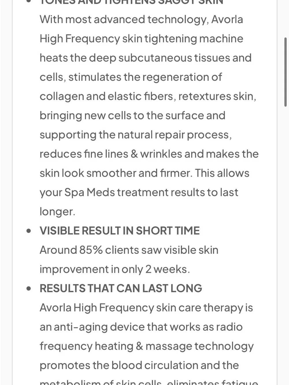 AVORLA RF Beauty Instrument - White and Black